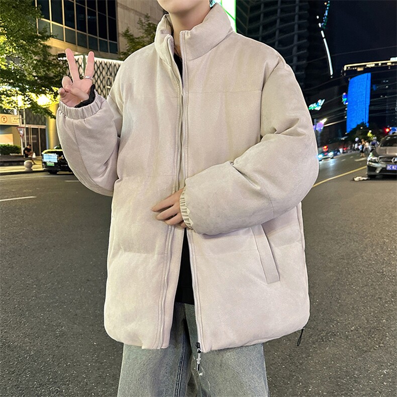 冬装跑量男士棉衣情户外情侣休闲加厚麂皮绒棉服图片