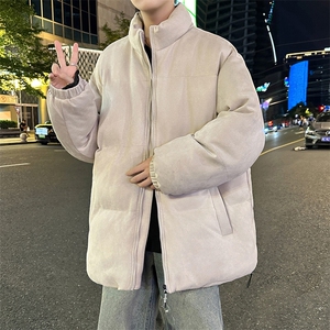 冬装跑量男士棉衣情户外情侣休闲加厚麂皮绒棉服图片