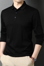 夏季男士新款短袖T恤休闲商务POLO衫时尚潮流半袖上衣服男装，男装Polo衫，钱塘6003（原4033）