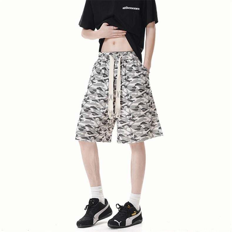 DK50001-P20短裤男女夏季新款休闲冰丝沙滩中裤宽松百搭五分裤,男装牛仔裤,电商A178