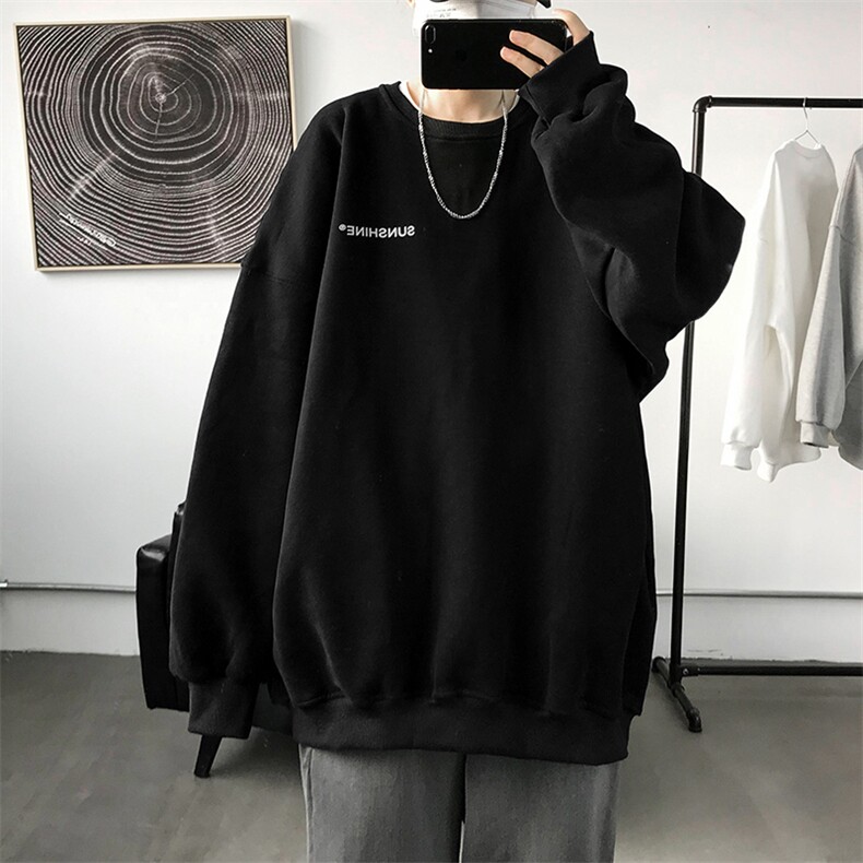 重磅360克大码圆领卫衣M-5XL12色选支持定制抖音品质,男装卫衣,星座115A-3