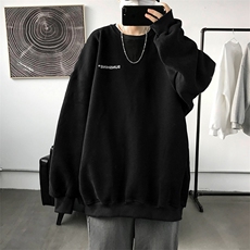 重磅360克大码圆领卫衣M-5XL12色选支持定制抖音品质，男装卫衣，星座115A-3