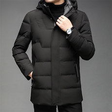 羽绒服男士冬季2023新款中青年可脱卸帽休闲上衣男装加厚保暖外套，男装羽绒服，电商B212（原钱塘6029）