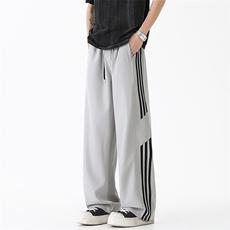 美式条纹冲锋裤男夏季冰丝薄款速干休闲裤25XK67090特批30，男装休闲裤，电商A042