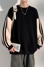 秋季现货套头宽松卫衣男圆领长袖打底衫DSA157B-W6498-特P38，男装T恤，电商A157B