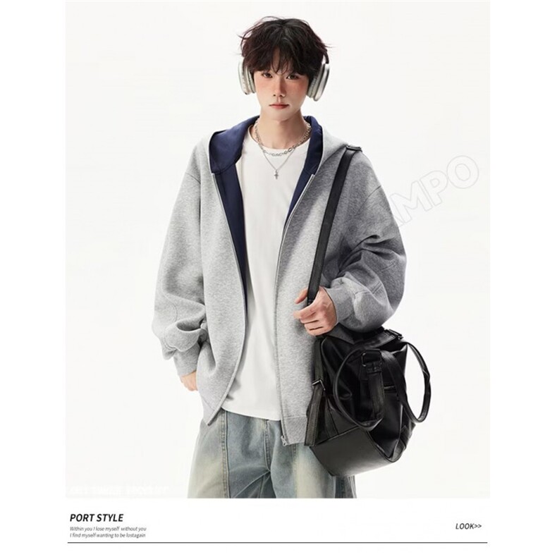 5533-P55潮流帅气百搭宽松简约连帽开衫卫衣男女同款,男装卫衣,星座617A-2
