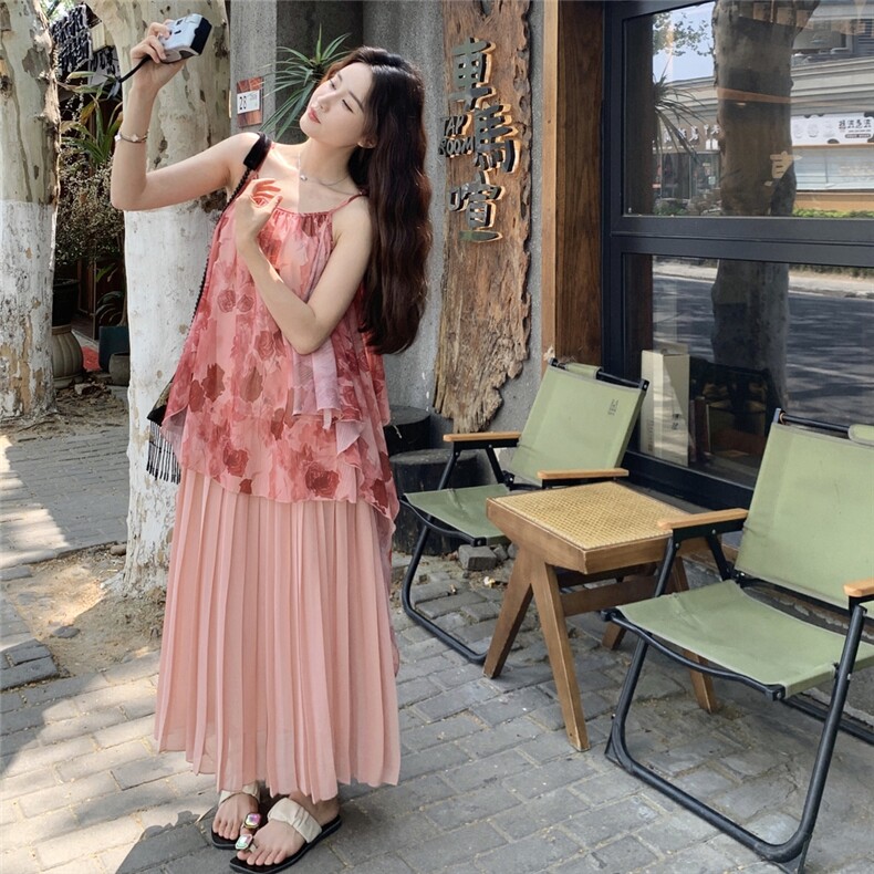 新品现货时尚印花连衣裙A2533-P145-K220,女装连衣裙,2C261