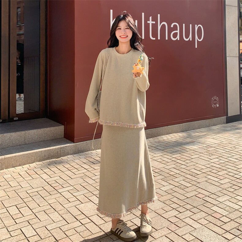 现货流苏针织套装8851P175K268,女装套装/套裙,2C201