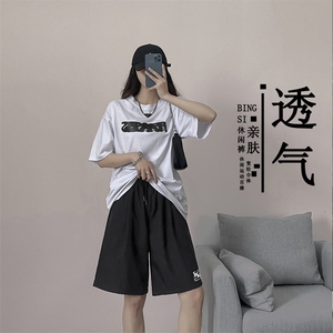 夏季中性新款潮流宽松篮球百搭休闲卫裤五分裤子DK508-特批-18图片