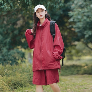 速干套装X5487-TP6588 防晒衣男户外登山服夏薄款外套一整套图片