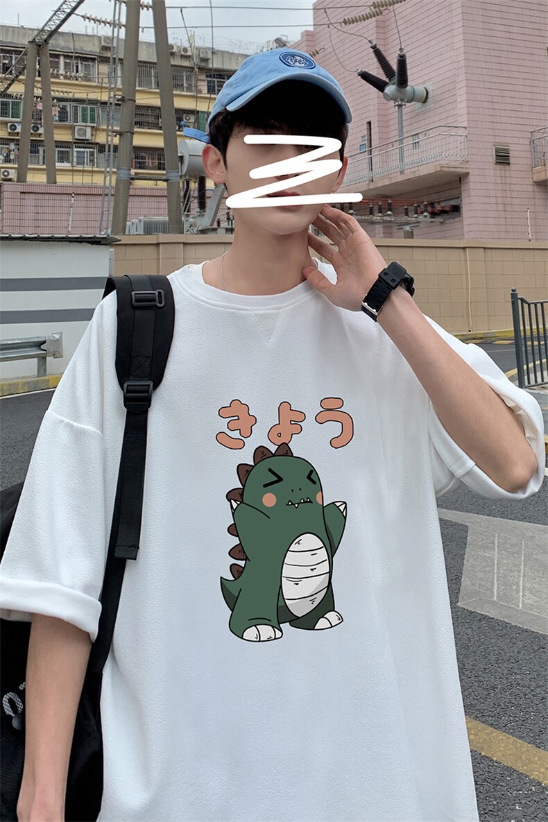 Q11037-P30春夏季七分袖t恤男大码五分袖男短袖中袖,男装T恤,电商A040