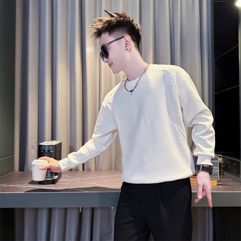 WY69932加绒P6898店主风小伙风慵懒风套头卫衣，男装卫衣，电商B340