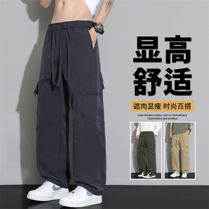 抖音品质冰丝休闲裤男士夏季薄款男裤A146-GY261特p35量大优图片