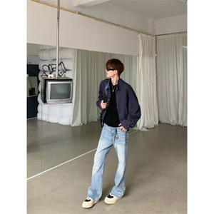 解构拼接格子立领夹克JK0152-P70图片
