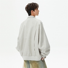 棒球服特批P85美式潮牌复古工装开衫外套男宽松休闲夹克男SY2506，男装夹克，星座610B-1