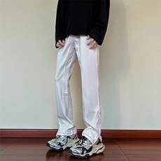 B2212023秋冬新款美式ins高街小众拉链牛仔裤LK22077-P65控88，男装牛仔裤，电商B221