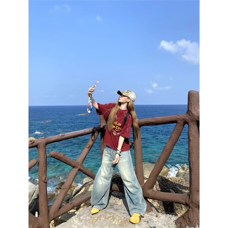 新款短袖t恤男夏季韩版潮流简约半袖上衣港风宽松休闲潮牌体恤衫,男装T恤,星座1210-1