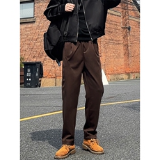 秋冬加厚毛呢小西裤男士休闲裤商务修身直筒长裤子8250/P55/控88，男装西裤，星座1412-2