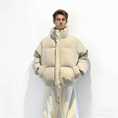 直播现货原版高品质冬季美式帆布皮棉服立体纹理加厚棉衣外套，男装棉衣，电商A443