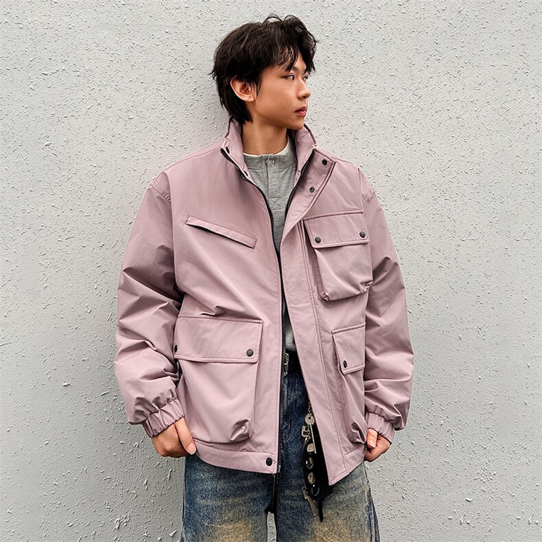 美式新款秋冬多口袋户外机能休闲棉衣外套A436-W990-P95138,男装棉衣,电商A436