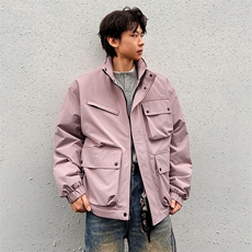美式新款秋冬多口袋户外机能休闲棉衣外套A436-W990-P95138，男装棉衣，电商A436