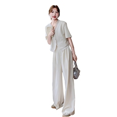 ！现货数据款上架就卖夏季薄款马甲裤子2件套5531-P155-K228，女装套装/套裙，2C275