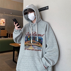 已注册得物抖音直播高品质港风男宽松连帽卫衣外套W5017P45控68，男装卫衣，电商C408(原B339-1)