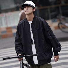 美式潮牌棒球服飞行员夹克潮流复古宽松休闲工装外套JK88-P78，男装夹克，星座308B-2