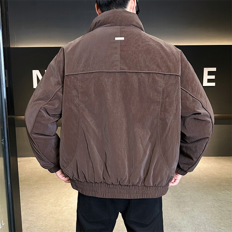 90标立领绒面设计白鸭绒羽绒服潮牌保暖外套YR9100-P309,男装羽绒服,电商D342