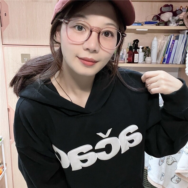 卫衣男女韩版潮流宽松百搭连帽字母帅气2025秋冬ins外套WY002-P47,女装短外套,星座412-3