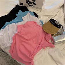 现货！不规则抽绳t，其它，XTZ style