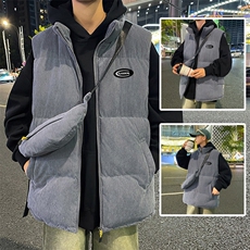 魔术贴可拆换得物二开冬季团体班服外套马甲棉服加厚校服送背包，男装棉衣，星座301D-5(原星座1415）