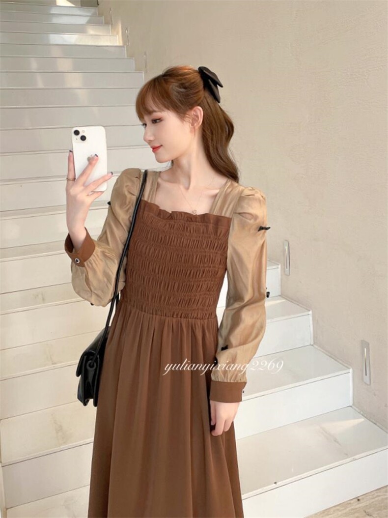 秋季新款连衣裙，女装连衣裙，雨恋依香(1F)