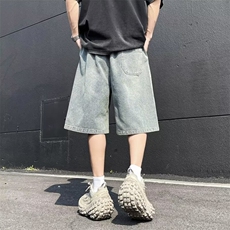 2024美式牛仔裤男款春夏季短裤潮D2135P40，男装牛仔裤，星座1116-2