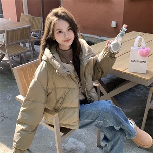 24 新款现货 卡其绿短款羽绒服2C122-8869-P215-K328图片