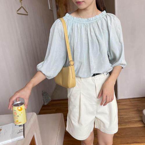 一字肩小衫，女装，主品