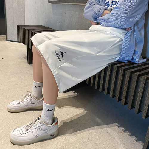 2021夏季港风短裤男宽松中性五分裤情侣款DS-A160-1-512-P25,男装休闲裤,电商C323-1