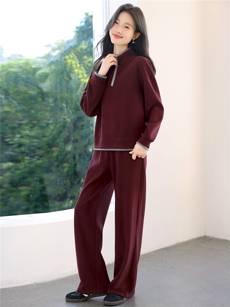妈妈秋装休闲卫衣两件套新款洋气时尚中老年运动服套装女春秋宽松,女装套装/套裙,涵誉