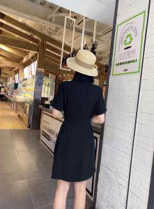 【现货】夏季新品气质显瘦西装连衣裙，女装西装，蓝典