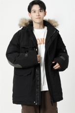 店主风2026新品冬季宽松棉服派克服毛领冬装加厚外套D010-P145，男装棉衣，星座717