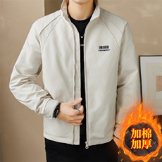 秋冬热卖加棉加厚立领时尚百搭简约防寒保暖夹克棉衣外套189P85，男装夹克，电商B226