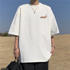 230足克重磅纯棉仿刺绣短袖T恤男大码体恤-WT367，男装T恤，电商A426-1(原A430-1)