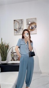 夏装两件套图片