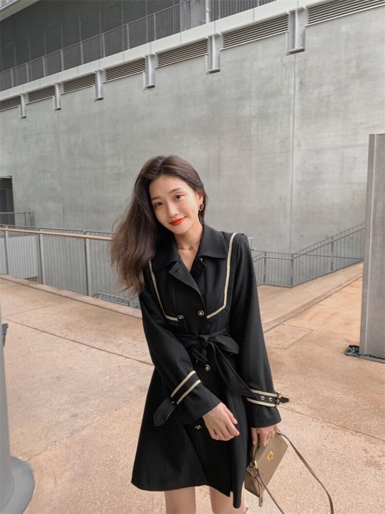 收腰风衣，女装风衣，M.W 嫚维