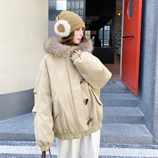 2026年冬季新款真毛领90白鸭绒2C053款号859批325批489，女装羽绒服，2C053