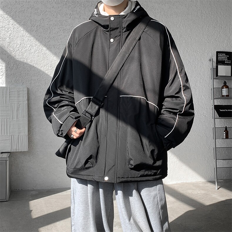 现货MY1111-特批85冬季连帽棉衣男户外冲锋衣加厚棉外套面包棉服,男装棉衣,电商A059