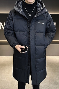 长款羽绒服男冬季新款外套加厚保暖连帽休闲上衣 A313-6822-P260图片