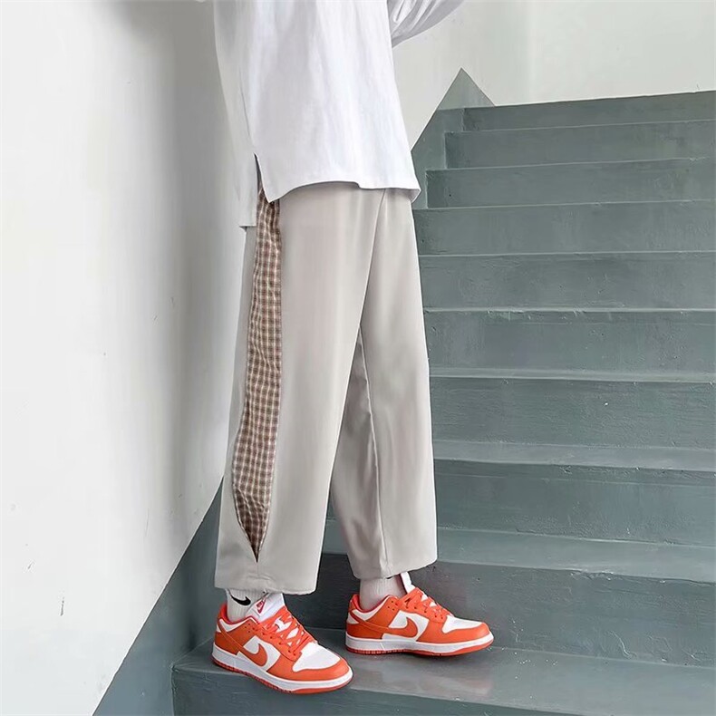 夏季薄款宽松束脚休闲裤男运动痞帅网红潮ins炸街九分裤K815-P28,男装牛仔裤,星座512-2