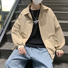 港风宽松棒球服男夹克青少年翻领长袖BQ33P45，男装夹克，星座1116-2