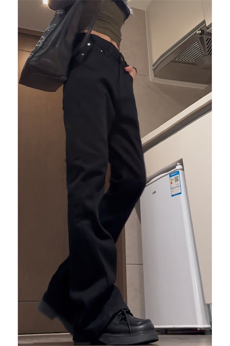 【直播】高街牛仔裤男港风高腰显瘦休闲长裤女Q2145-TP55控价78,男装休闲裤,电商A102-1